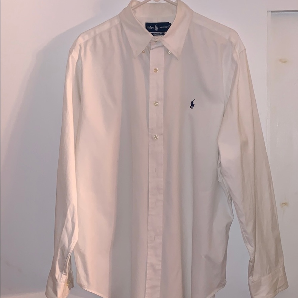 Ralph Lauren Classic Fit Button Up Shirt Size 17